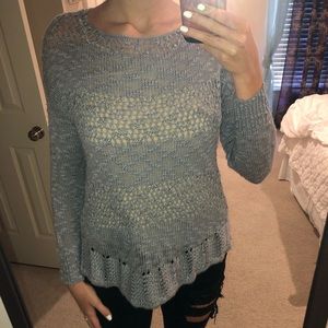 Gray sweater
